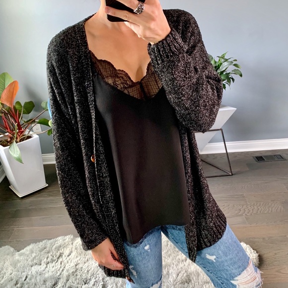 ◾️Bryan Button down Cardigan Black - Picture 7 of 7